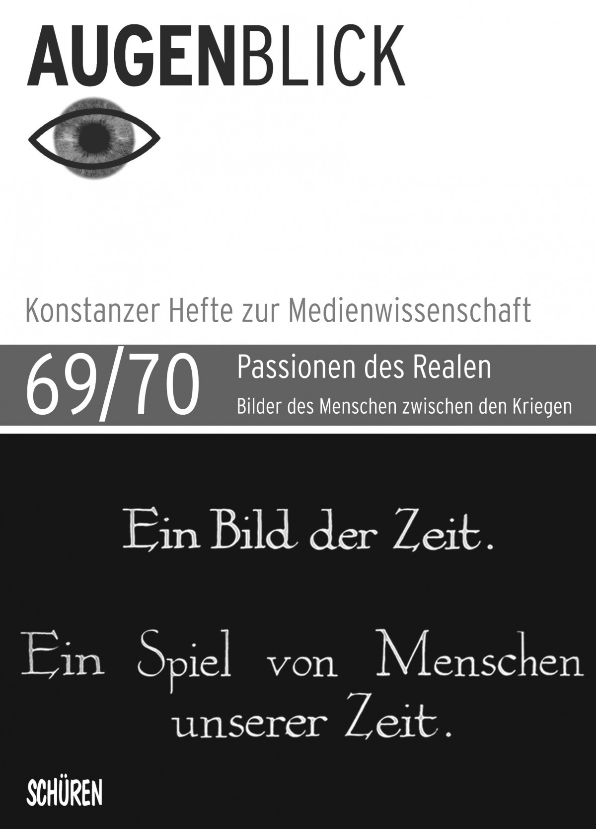 Cover der Zeitschrift Augenblick, Ausgabe 69/70